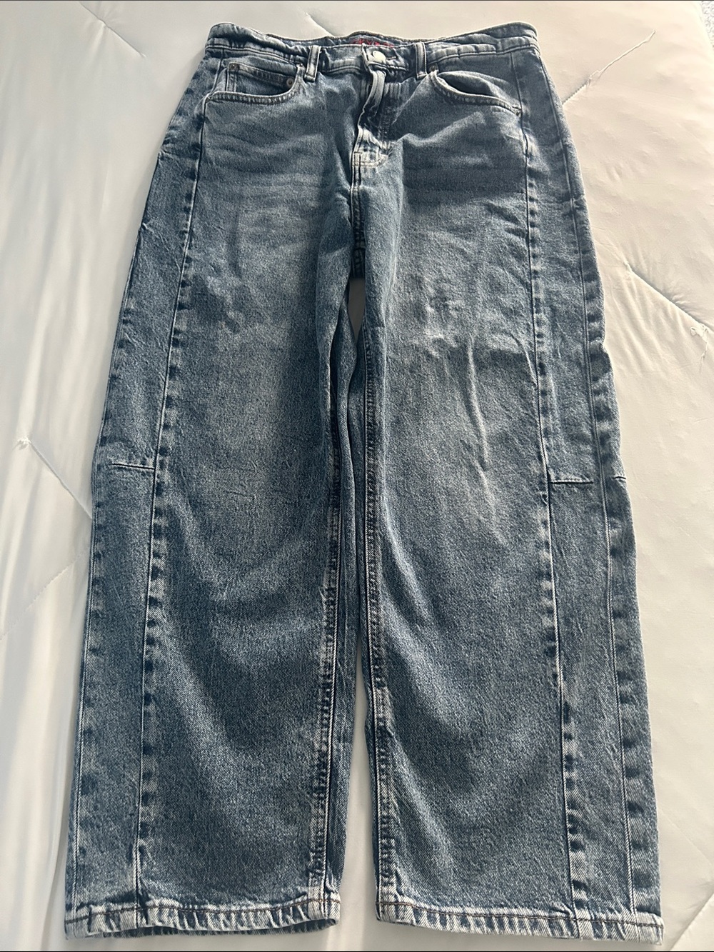 Lucky Brand Women's Straight-Leg Jeans in Faded Blue Denim
